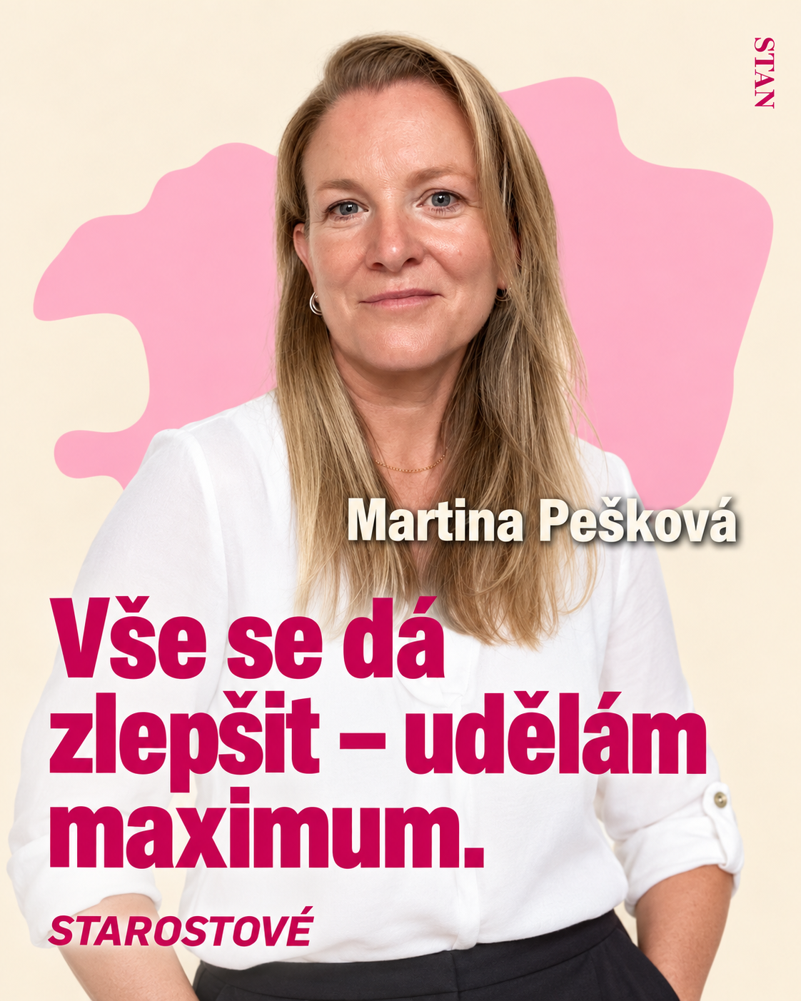 Martina Pešková, kandidátka číslo 8